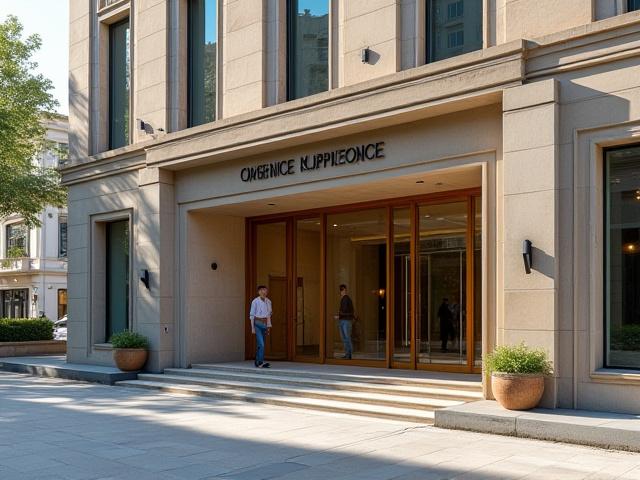 Εξωτερική άποψη του γραφείου της Kallitechnes Property στην οδό Βουλής στην Αθήνα