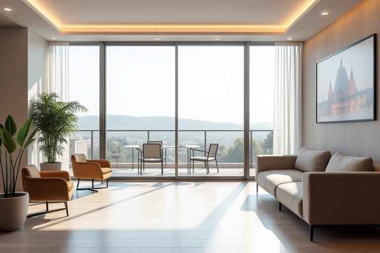 Ευρύχωρο και μοντέρνο γραφείο της Kallitechnes Property στην Αθήνα, που αποπνέει επαγγελματισμό και εμπιστοσύνη.